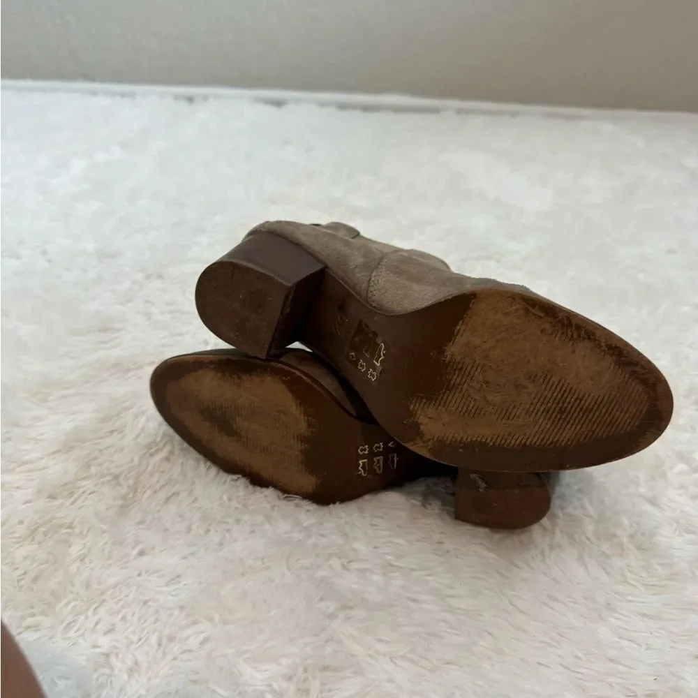 Madewell The Regan Suede in Wet Pebble Ankle Boots Size 6.5 - Picture 8 of 10